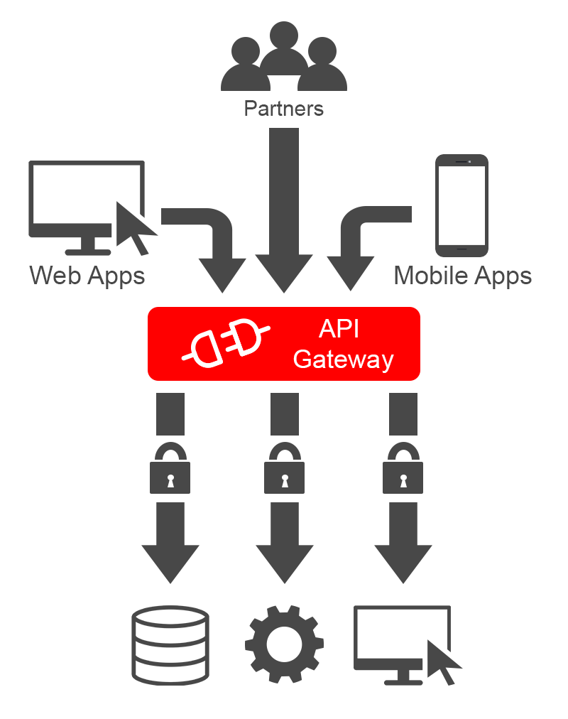 Organisational API gateway