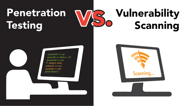 penetration testing vs vulnerability scanning