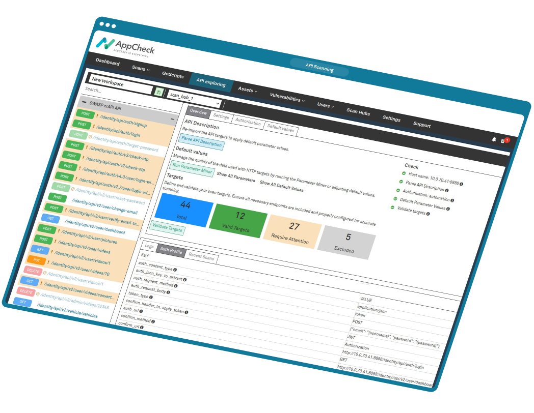 API Security Scanning